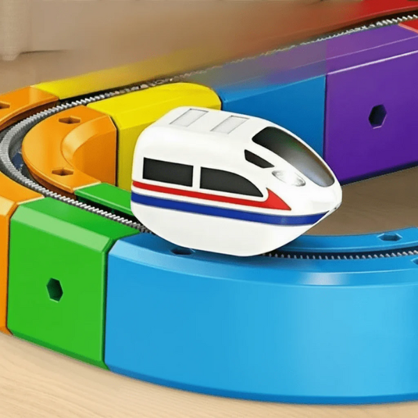 Circuit de Train 3D pour Enfants avec Train Rechargeable Electro Paris Train supplémentaire séparément