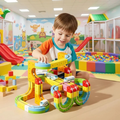 Circuit de Train 3D pour Enfants avec Train Rechargeable Electro Paris