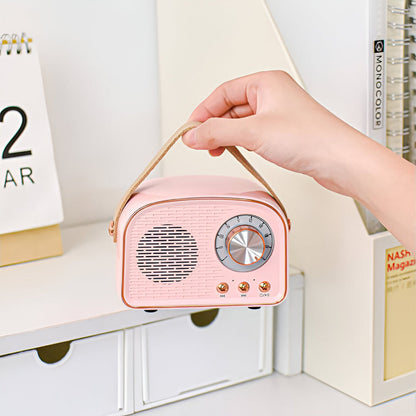 Haut-Parleur Bluetooth Rétro Classique – Système Audio Sans Fil Élégant au Style Radio Vintage Radio Electro Paris