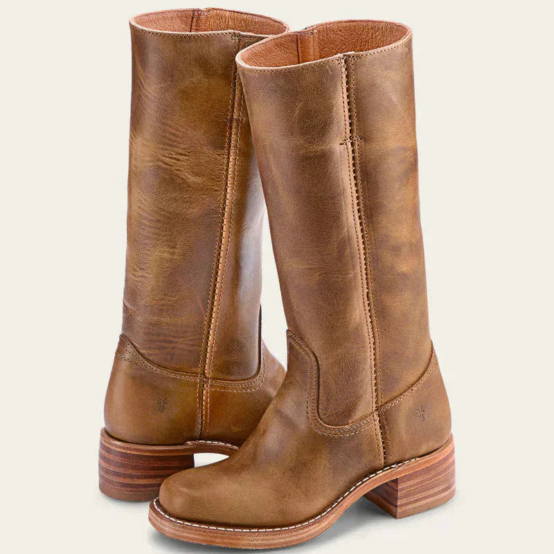 Bottes Classiques Pour Femme À Talon Bloc – Style Intemporel Et Artisanat Durable Black Friday Deal Women Boots Electro Paris