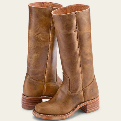 Bottes Classiques Pour Femme À Talon Bloc – Style Intemporel Et Artisanat Durable Black Friday Deal Women Boots Electro Paris