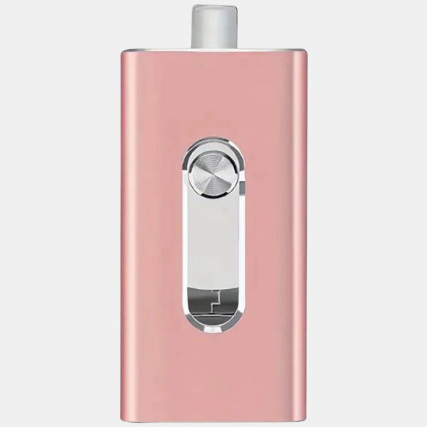 Clé USB Multiport 3-en-1 – Stockage Pratique Electro Paris Rose 64 Go