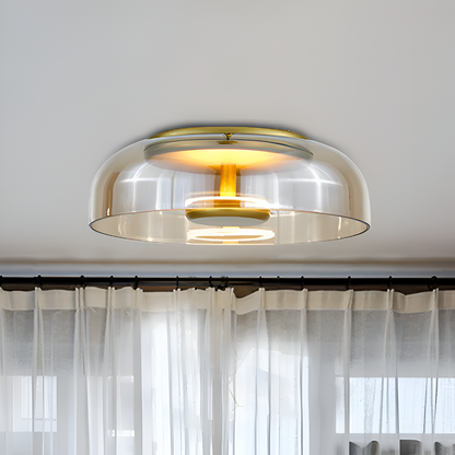 Plafonnier LED Moderne Avec Abat-Jour En Verre Pour Une Lumière Élégante Et Confortable Ceiling Light Electro Paris