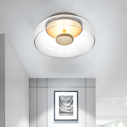 Plafonnier LED Moderne Avec Abat-Jour En Verre Pour Une Lumière Élégante Et Confortable Ceiling Light Electro Paris