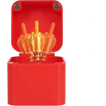 Coffret Cadeau Humoristique – Doigt d’Honneur Surprise Electro Paris rouge