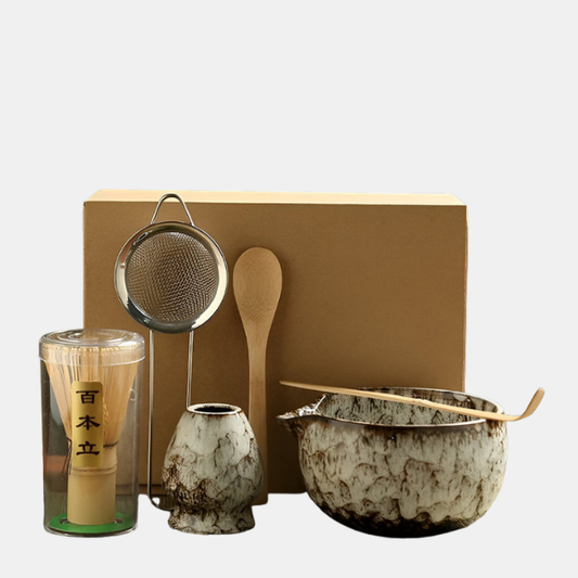 Coffret Matcha Traditionnel – 6 Pièces pour un Rituel Authentique Narzędzia do matchy Electro Paris Blanc