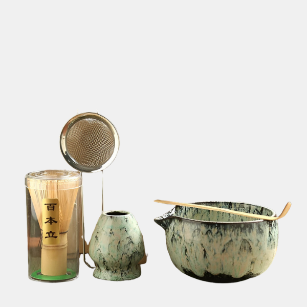 Coffret Matcha Traditionnel – 6 Pièces pour un Rituel Authentique Narzędzia do matchy Electro Paris Cyan clair