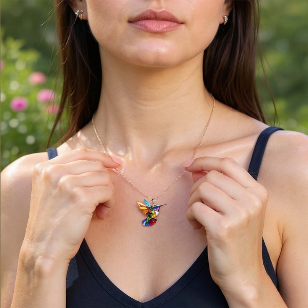Collier Colibri – Élégance et Raffinement Electro Paris