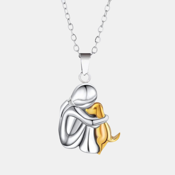 Collier avec Pendentif Étreinte – Symbole d’Amour et de Tendresse Necklaces Electro Paris