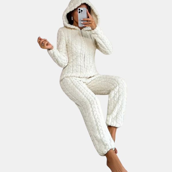 Combinaison à Capuche Femme – Douce et Confortable Onesie Electro Paris
