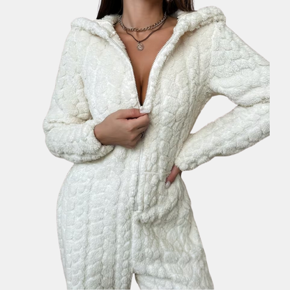 Combinaison à Capuche Femme – Douce et Confortable Onesie Electro Paris