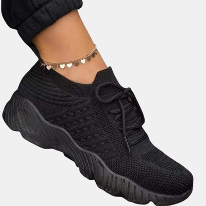 Confort Actif – Chaussures de Jogging avec Soutien de la Voûte Plantaire pour Femmes 0 Electro Paris Noir 35