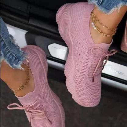 Confort Actif – Chaussures de Jogging avec Soutien de la Voûte Plantaire pour Femmes 0 Electro Paris Rose 35
