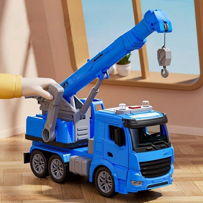 Camion Grue De Jeu Pour Enfants Avec Lumières Sons Et Bras Mobile Black Friday Deal Toys Electro Paris Bleu