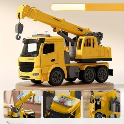 Camion Grue De Jeu Pour Enfants Avec Lumières Sons Et Bras Mobile Black Friday Deal Toys Electro Paris