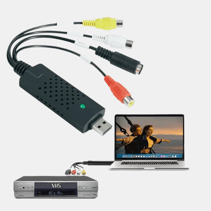Convertisseur VHS vers Numérique – Lecteur Vidéo Rétro Compatible PC & Mac Odtwarzacze VHS Electro Paris