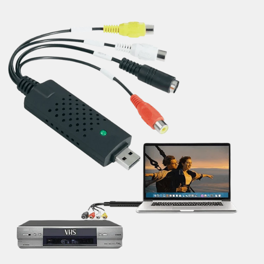 Convertisseur VHS vers Numérique – Lecteur Vidéo Rétro Compatible PC & Mac Odtwarzacze VHS Electro Paris