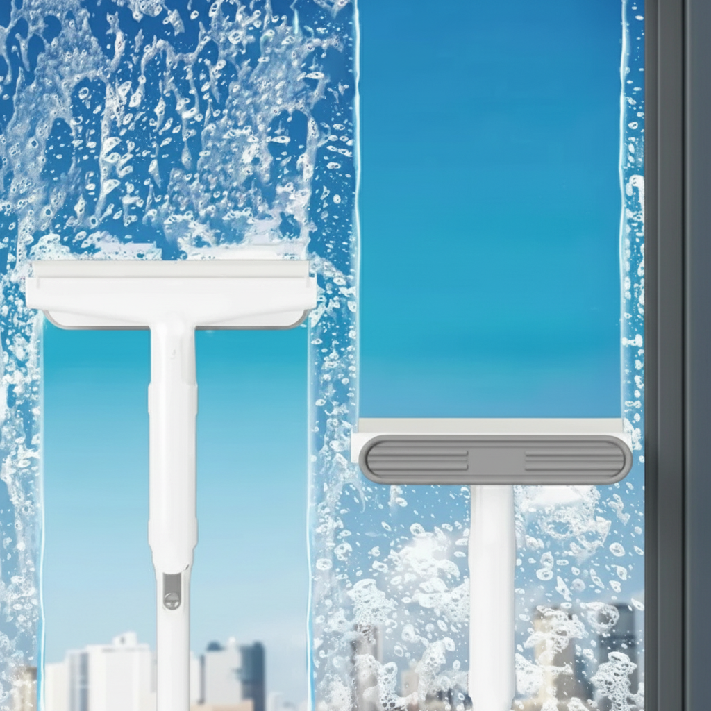 Nettoyeur De Vitres 3-en-1 Avec Manche Télescopique Pour Un Nettoyage Rapide Et Facile House cleaning tool Electro Paris