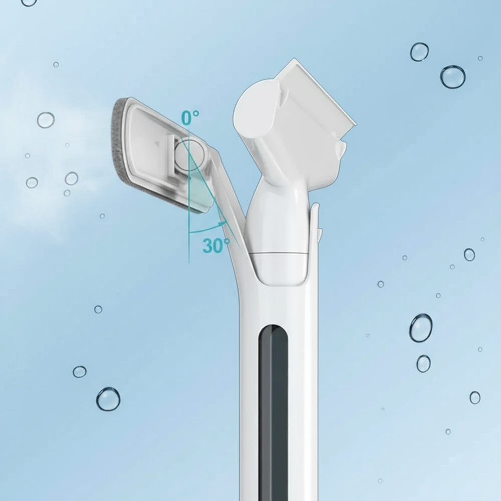 Nettoyeur De Vitres 3-en-1 Avec Manche Télescopique Pour Un Nettoyage Rapide Et Facile House cleaning tool Electro Paris