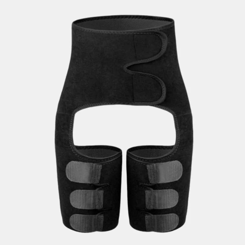 Bande de Compression pour Cuisse – Soulagement Ciblé de la Sciatique & Confort Brace Electro Paris Noir S/M
