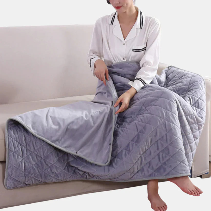 Couverture Chauffante USB – Votre Solution de Chauffage Portable Blankets Electro Paris Gris