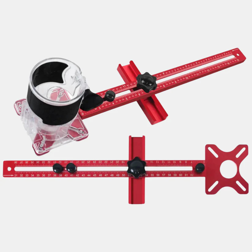 Règle 3-en-1 pour Rainure de Fraise – Outil de Mesure et de Guidage de Précision pour le Travail du Bois Tools Electro Paris