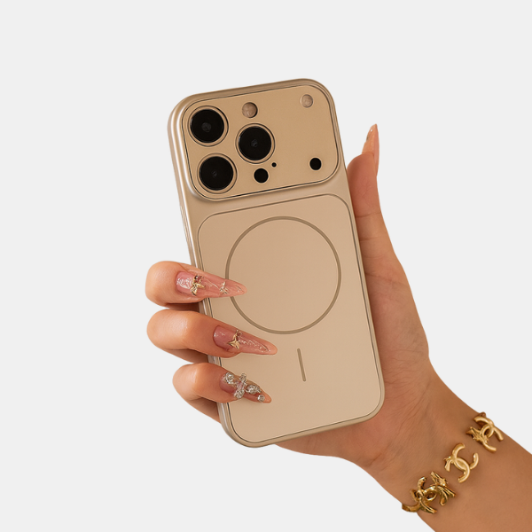 Coque Magnétique pour iPhone – Protection Élégante avec Anneau Intégré Electro Paris Gris titane iPhone Air