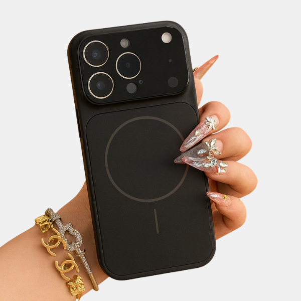 Coque Magnétique pour iPhone – Protection Élégante avec Anneau Intégré Electro Paris Noir iPhone Air