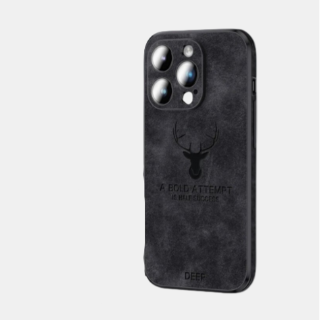 Coque de Luxe en Cuir pour iPhone – Housse de Protection Mince et Antichoc Coques et housses de téléphone portable Electro Paris Noir iPhone 16 Pro Max