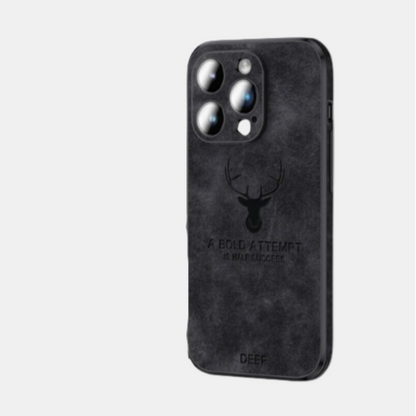 Coque de Luxe en Cuir pour iPhone – Housse de Protection Mince et Antichoc Coques et housses de téléphone portable Electro Paris Noir iPhone 16 Pro Max