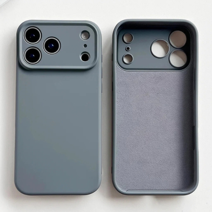 Coque en Silicone Antichoc avec Prise Sécurisée pour iPhone Electro Paris Gris Pour iPhone 16