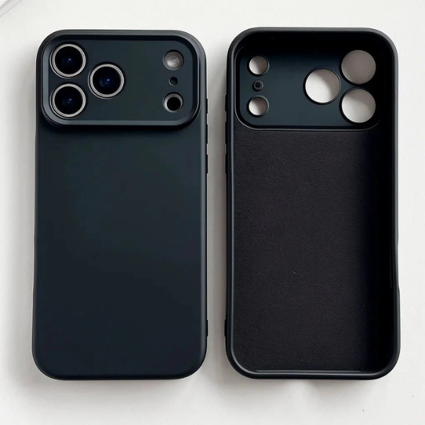 Coque en Silicone Antichoc avec Prise Sécurisée pour iPhone Electro Paris Noir Pour iPhone 16