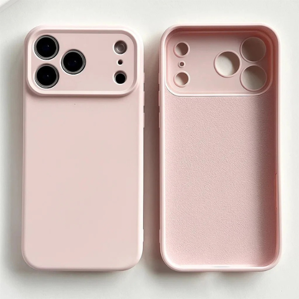 Coque en Silicone Antichoc avec Prise Sécurisée pour iPhone Electro Paris Rose Pour iPhone 16