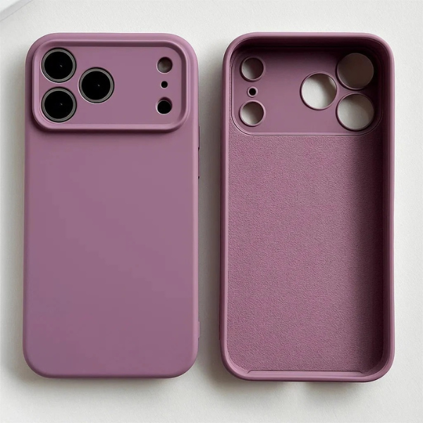 Coque en Silicone Antichoc avec Prise Sécurisée pour iPhone Electro Paris Violet Pour iPhone 16