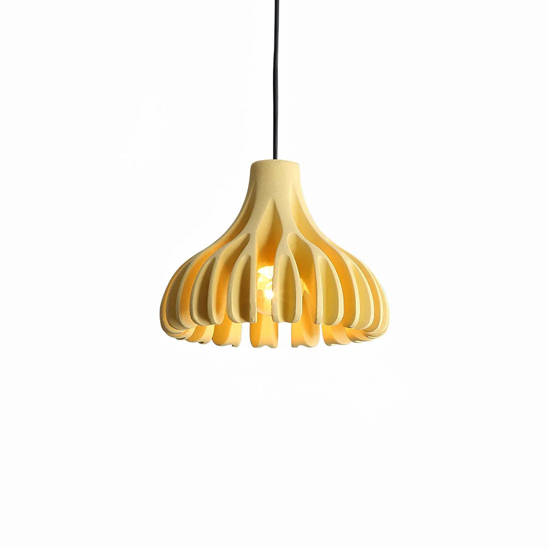 Suspension Lumineuse en Résine Épurée – Éclairage Doux et Élégant pour Intérieur Moderne Luminaires Electro Paris Jaune Blanc Chaud