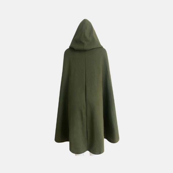 Costume de Sorcier pour Enfants – Ensemble Cape et Chapeau Étoilés pour se Déguiser Costumes et accessoires Electro Paris Vert militaire 4-5 ans
