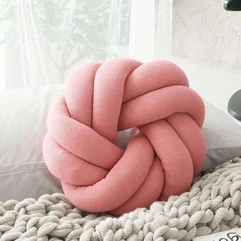 Coussin Nœud Décoratif En Coton Pour Intérieurs Modernes Et Confort Accru Pillow Electro Paris Rosa