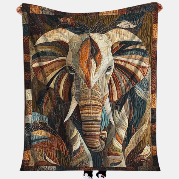 Couette Douce Éléphant - Confort et Texture Premium General Electro Paris 130cm x 150cm