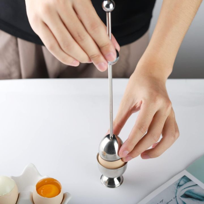 Coupe-Œufs Précis – Lot de 2 en Acier Inoxydable Kitchen Essentials Electro Paris