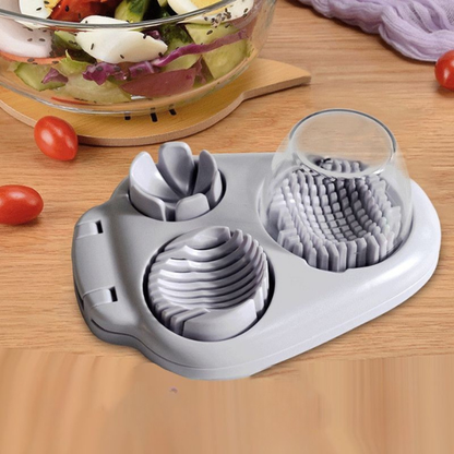 Coupe-œuf 3-en-1 pour tranches, dés et quartiers Kitchen Slicers Electro Paris