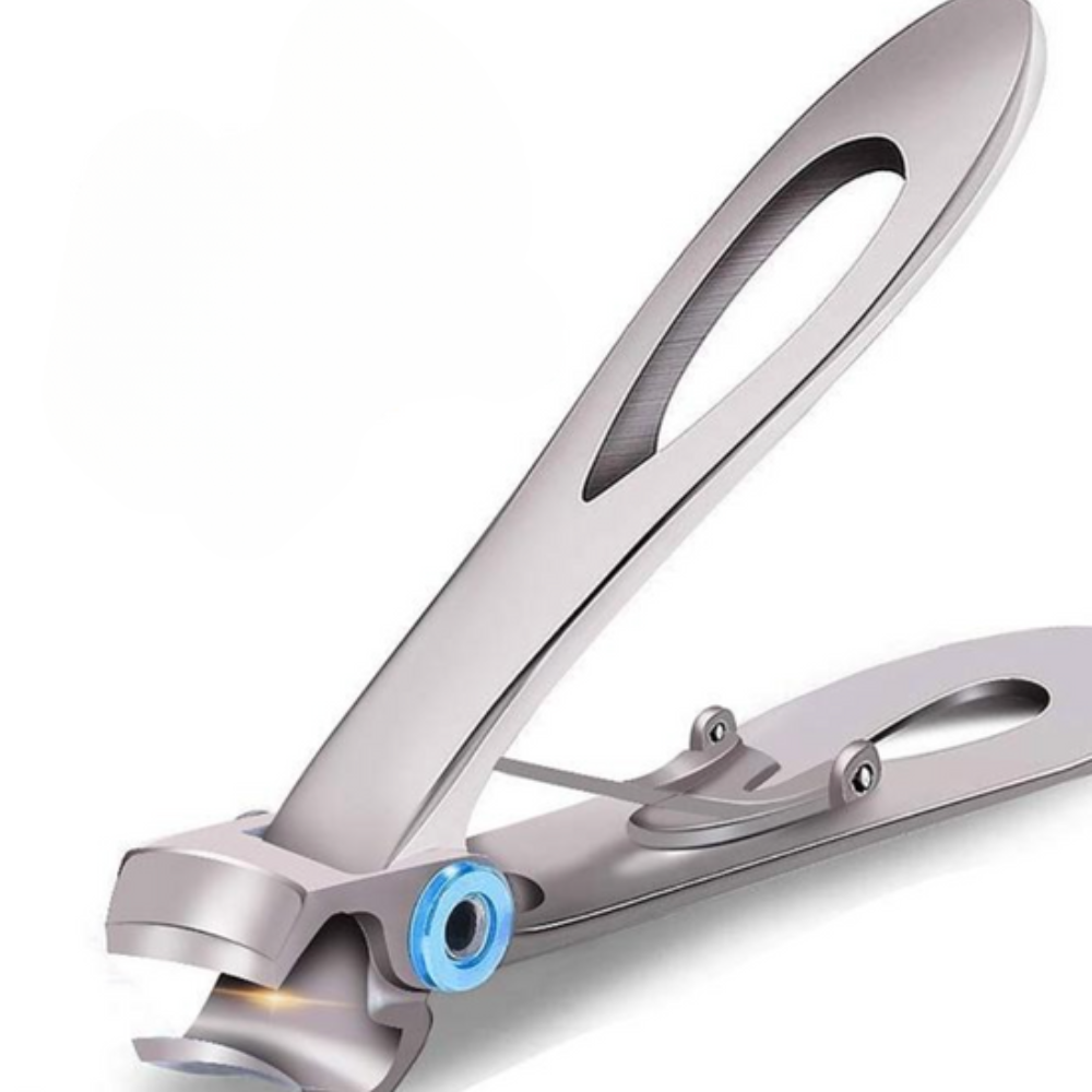 Coupe Ongles Professionnel Ergonomique – Pince à Ongles pour Ongles Épais Outils de soin des ongles Electro Paris Argent 1 x petit 1 x grand