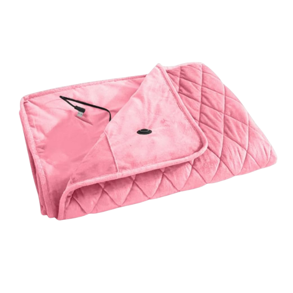 Coussin Chauffant Électrique pour Siège et Dossier – Assise Chauffante Portable pour Chaise et Bureau Coussins et couvertures chauffants Electro Paris Rose Pas de fermeture éclair