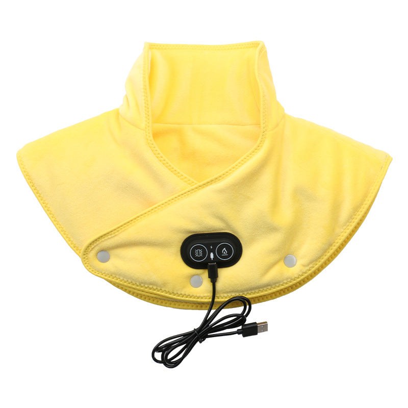 Coussin Chauffant Ergonomique avec Massage Vibrant pour Cou et Épaules Coussins chauffants et masseurs Electro Paris Jaune