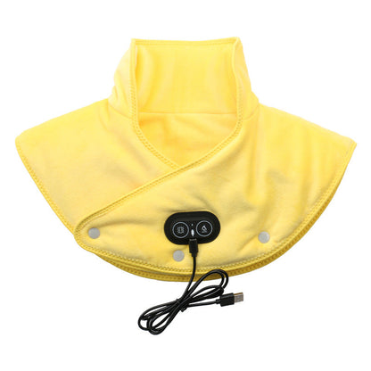 Coussin Chauffant Ergonomique avec Massage Vibrant pour Cou et Épaules Coussins chauffants et masseurs Electro Paris Jaune