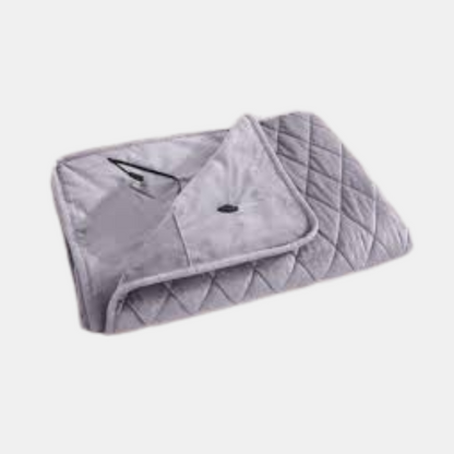 Coussin Chauffant Électrique pour Siège et Dossier – Assise Chauffante Portable pour Chaise et Bureau Coussins et couvertures chauffants Electro Paris Gris Pas de fermeture éclair