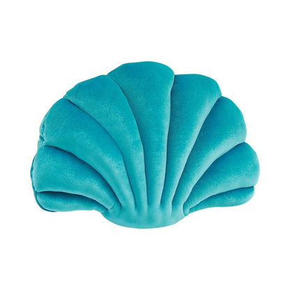 Coussin Décoratif en Velours Forme Coquille