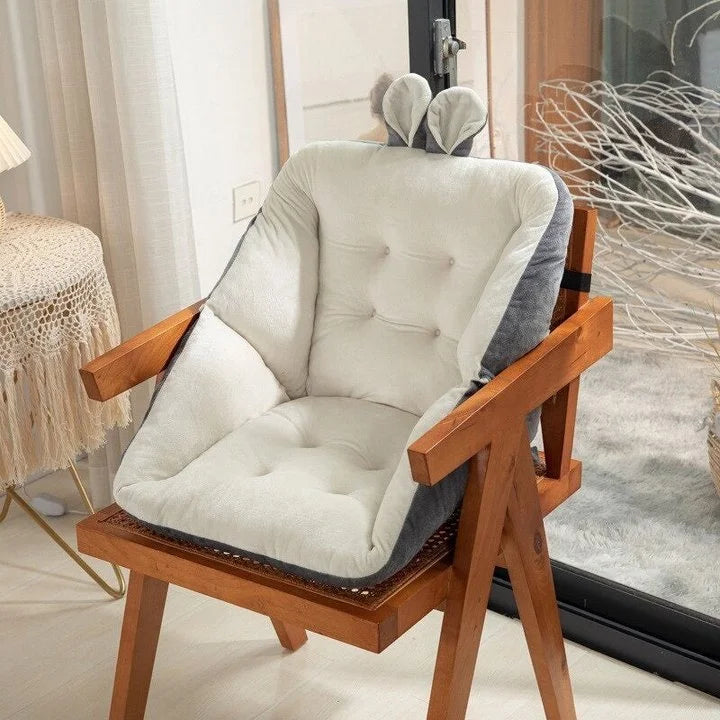 Coussin de Siège Orthopédique pour Sciatique et Coccyx – Coussin Ergonomique en Mousse à Mémoire de Forme Coussins de siège Electro Paris Blanc