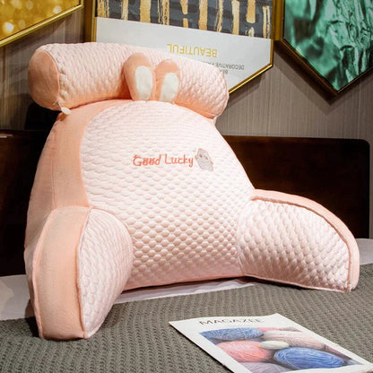 Coussin de Soutien Lombaire Ergonomique pour Chaise – Oreiller de Dos en Mousse à Mémoire de Forme Fournitures de bureau Electro Paris Rose