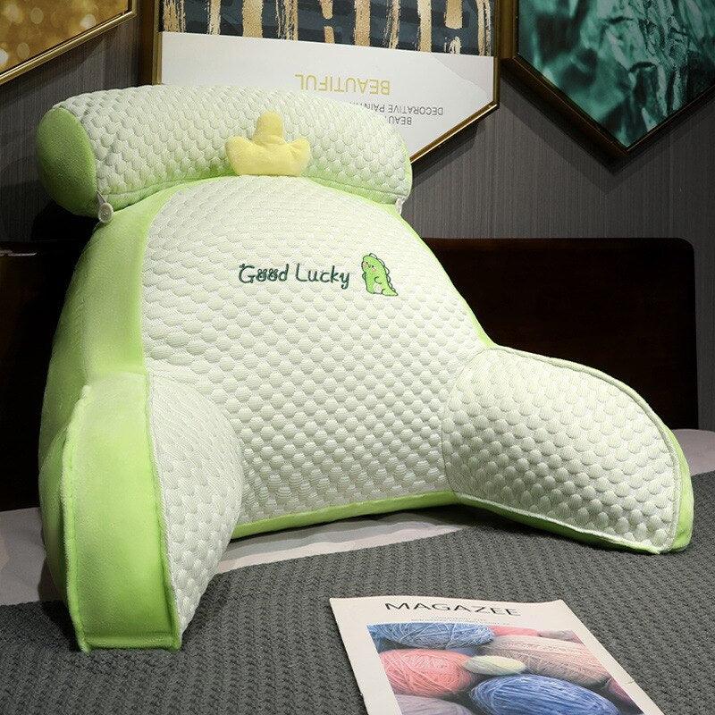Coussin de Soutien Lombaire Ergonomique pour Chaise – Oreiller de Dos en Mousse à Mémoire de Forme Fournitures de bureau Electro Paris Vert (4 disponibles)