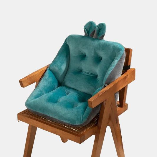 Siège rembourré ergonomique pour un soutien lombaire et un confort optimal Coussins de chaise de bureau Electro Paris Bleu